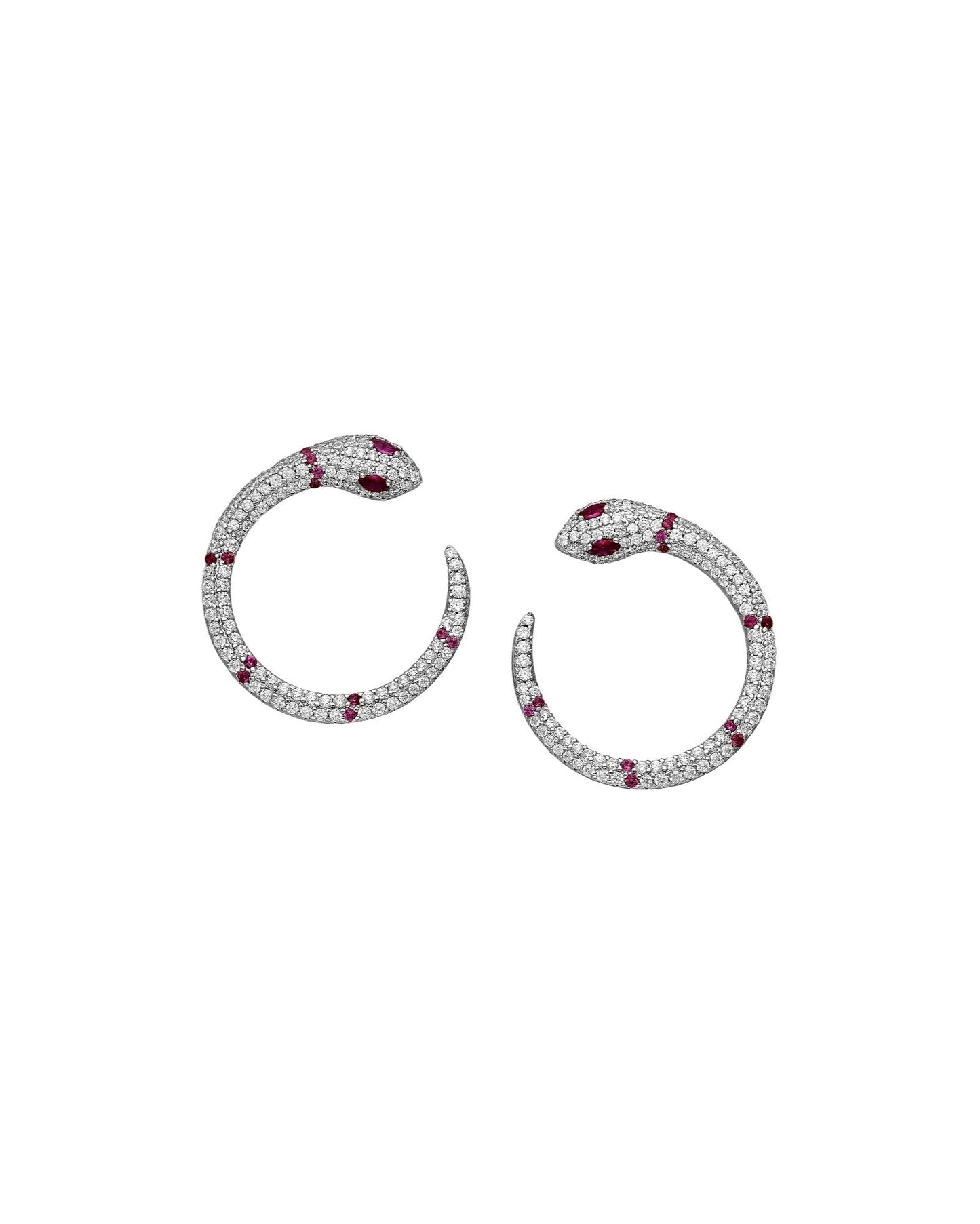 DIAMOND SNAKE EARRINGS