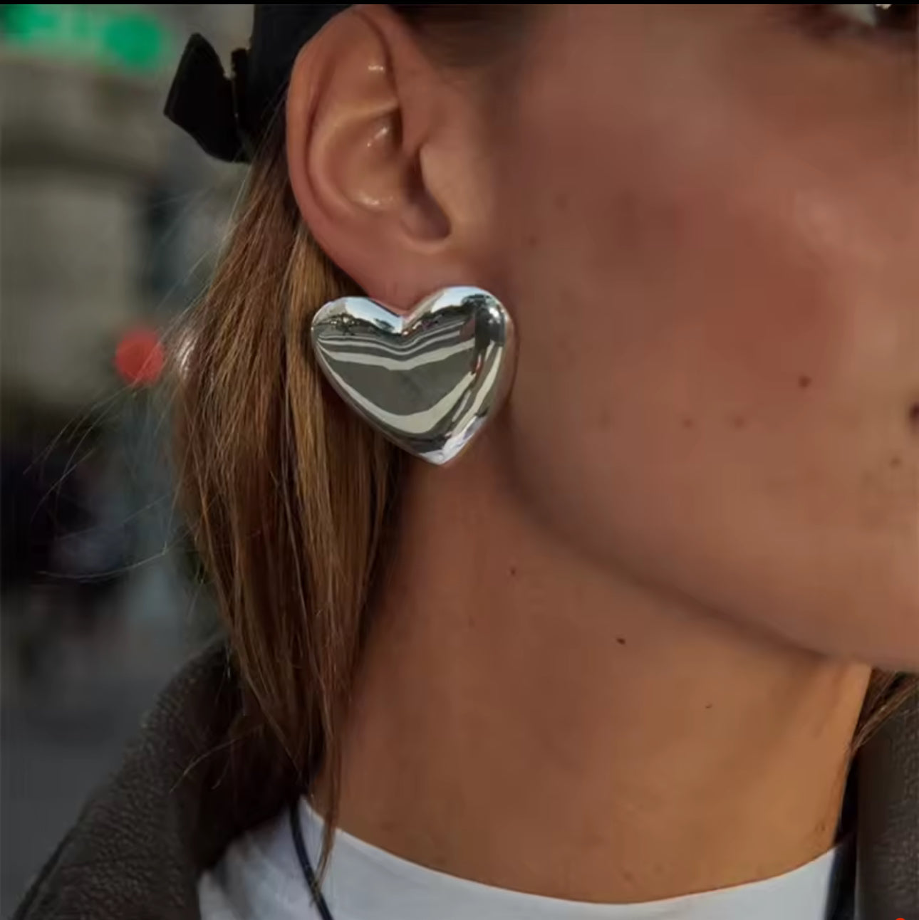 SILVER LOVE EARRINGS