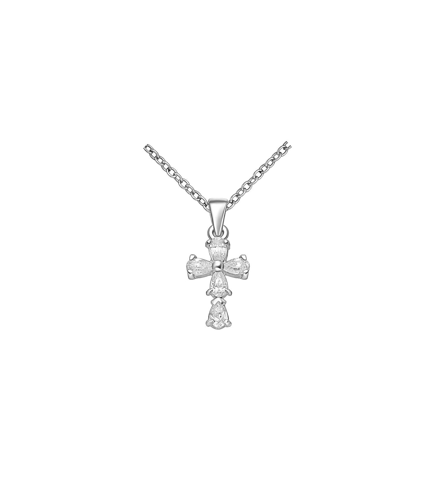 Diamond Faith Pendant Necklace