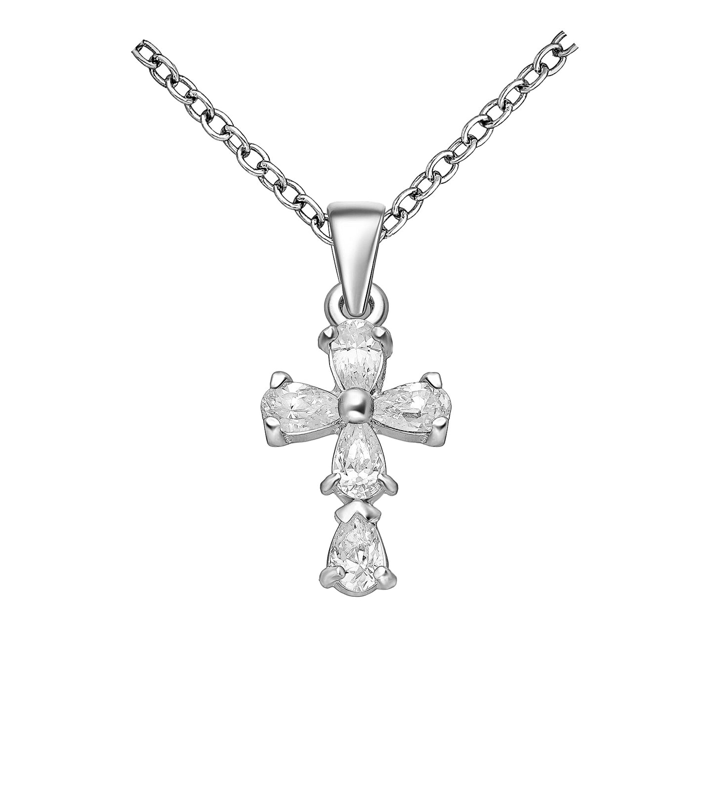 Diamond Faith Pendant Necklace