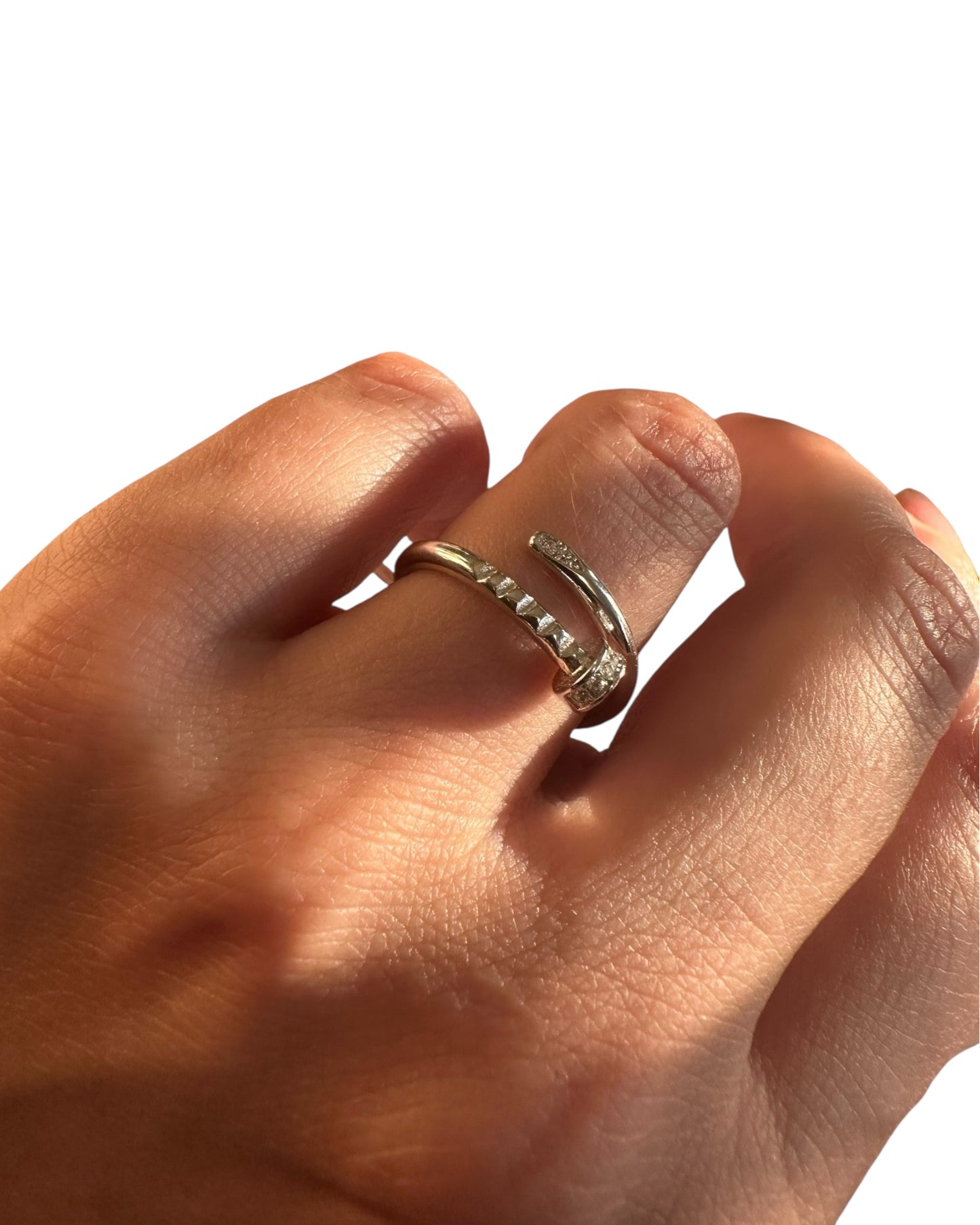 DIAMOND NAIL RING