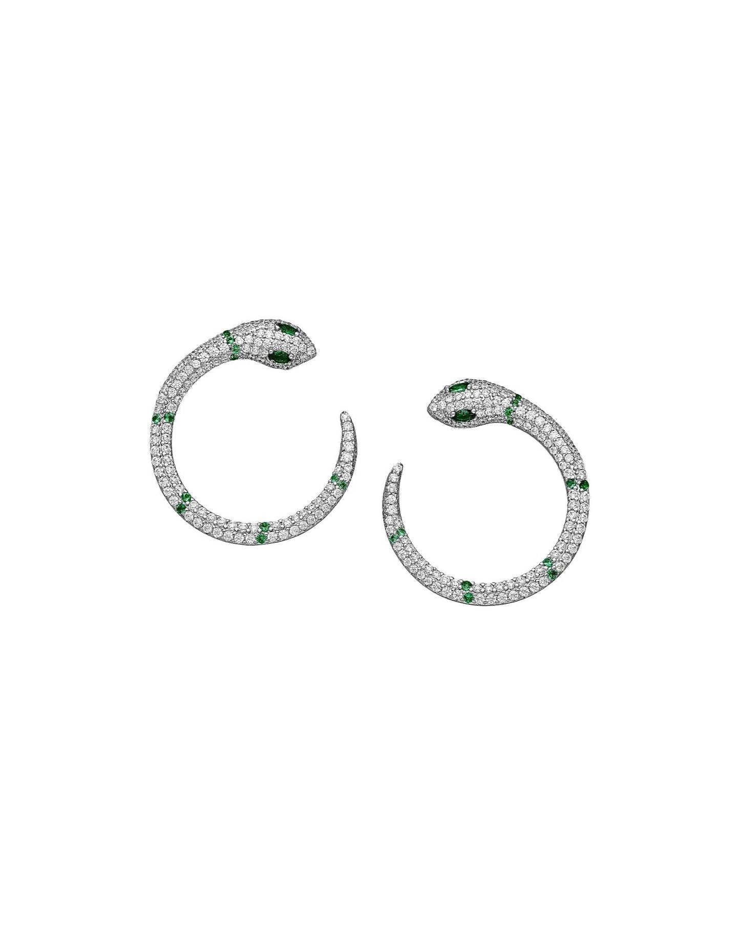 DIAMOND SNAKE EARRINGS