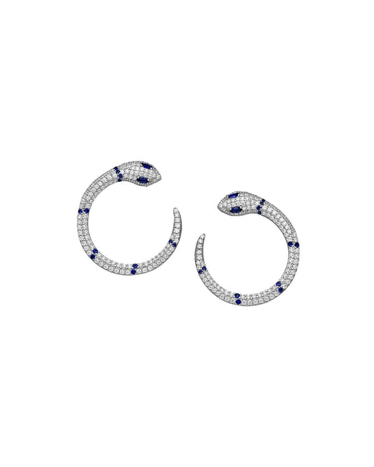 DIAMOND SNAKE EARRINGS