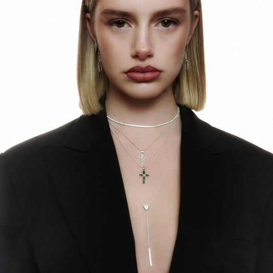 Diamond Faith Pendant Necklace