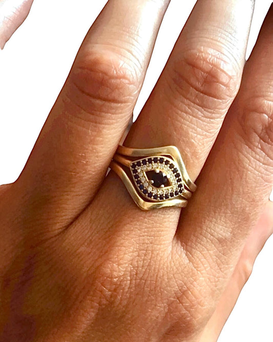 EVIL EYE SET RING