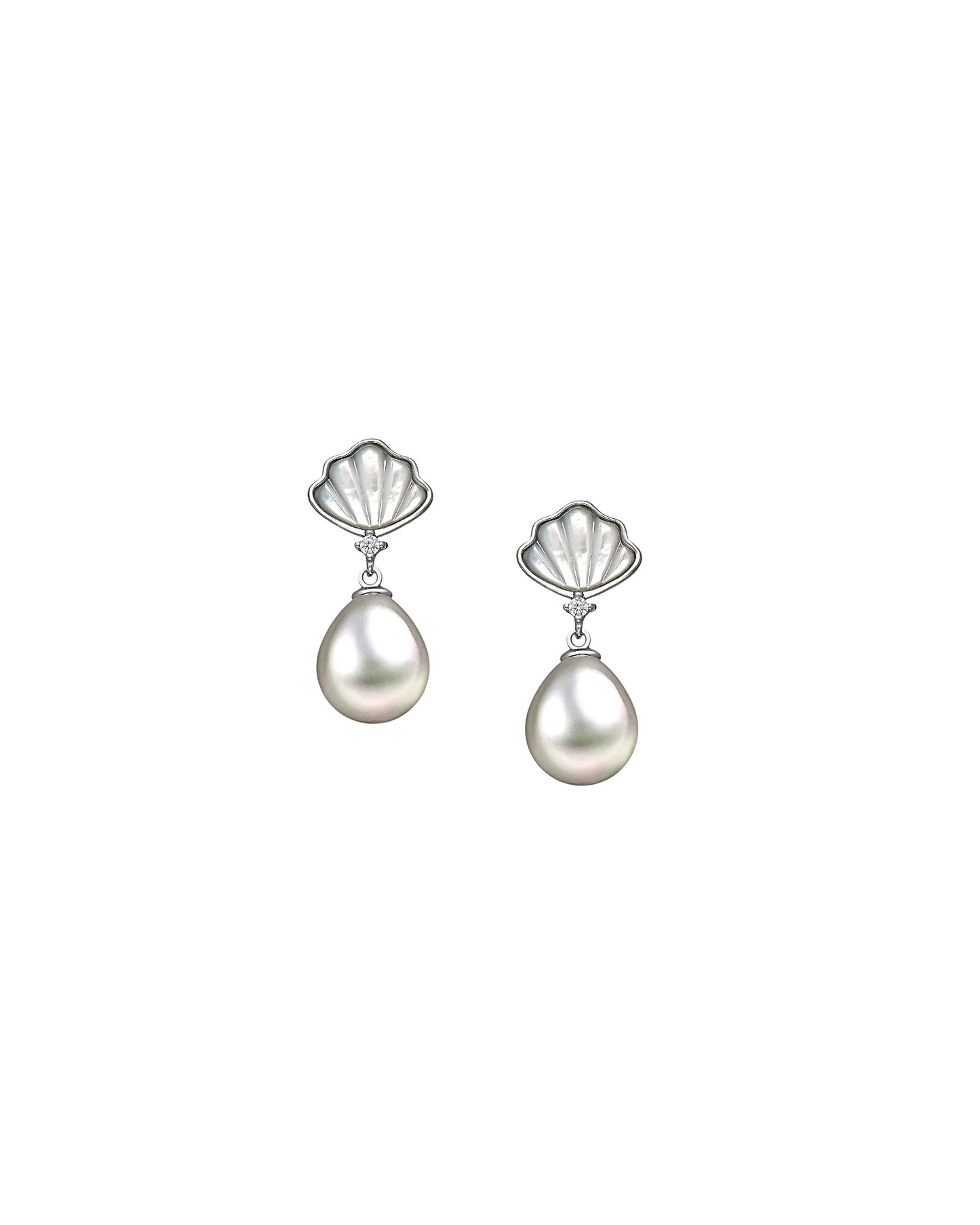 MOTHER PEARL SHELL EARRINGS