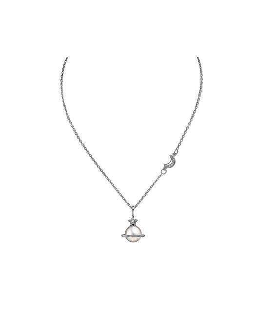 SATURN MOONSTAR NECKLACE